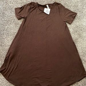 Zenana Premium Brown dress